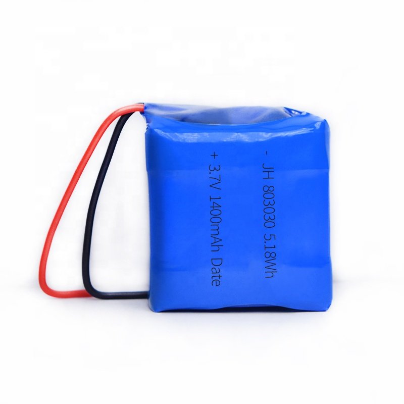 High quality 3.7V 1400mah Lithium Polymer Cell 803030 650mAh Lipo Battery for 3C digital products
