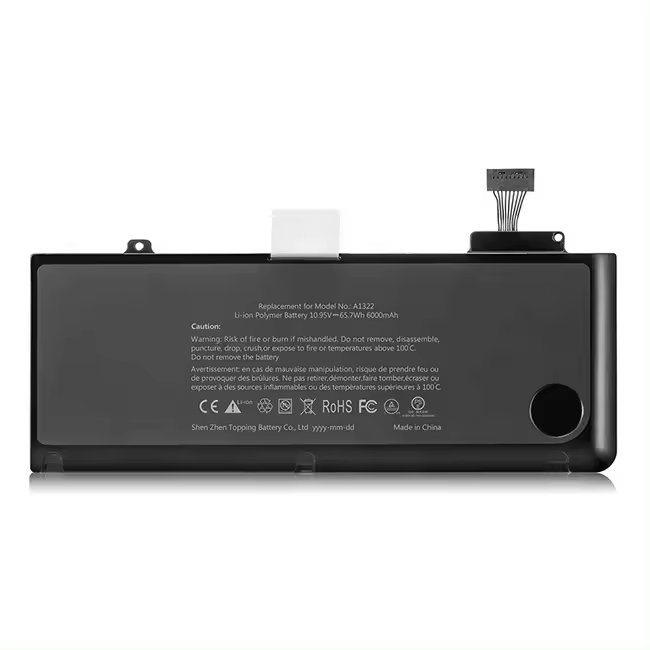 A1322 A1285 High Capacity 13'' For MacBook Pro Laptop Battery Cobalt Lithium 10.95V 63.5Wh Replacement Digital Batteries