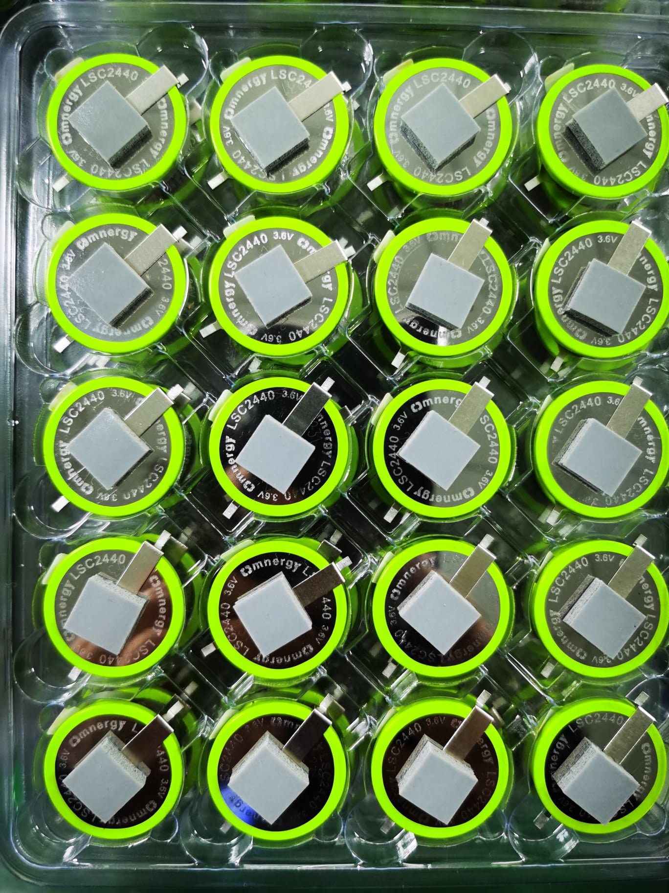 omnergy brand best cr1225 3V lithium button coin cell battery 50mAh for digital thermometer