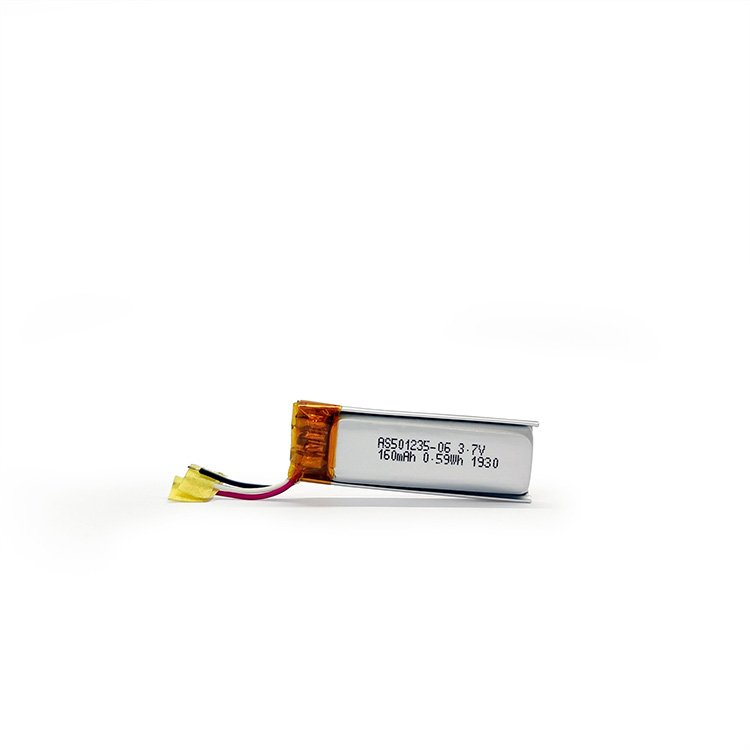 Rechargeable 3.7v 150mAh Lipo batteries CE/UN38.3 Certified 501235 160mAh lithium ion polymer battery for Bluetooth Headset