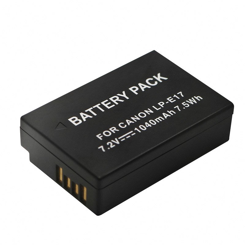 Hot 7.2v 1040mAh LP-E17 E17 digital camera rechargeable battery for Canon M3 M5 750D 760D 800D T6i T6s 8000D Kiss X8i