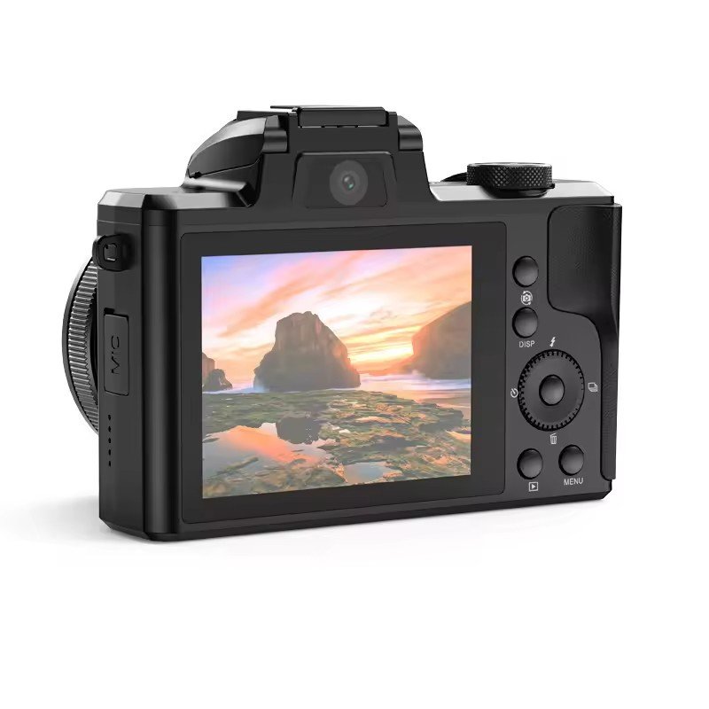 2024 New Products 5X Optical Zoom Anti-shake Dual Lens Optical Zoom 5K HD Digital Video Camera With Fill Light