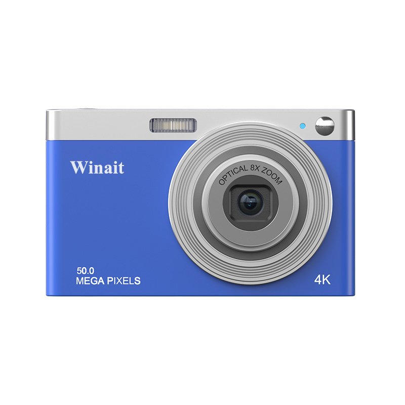 Winait 8x Optical Zoom Digital Camera with 2.8'' IPS Screen and 4K Video Camera