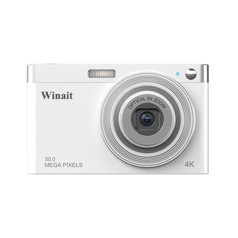 Winait 8x Optical Zoom Digital Camera with 2.8'' IPS Screen and 4K Video Camera