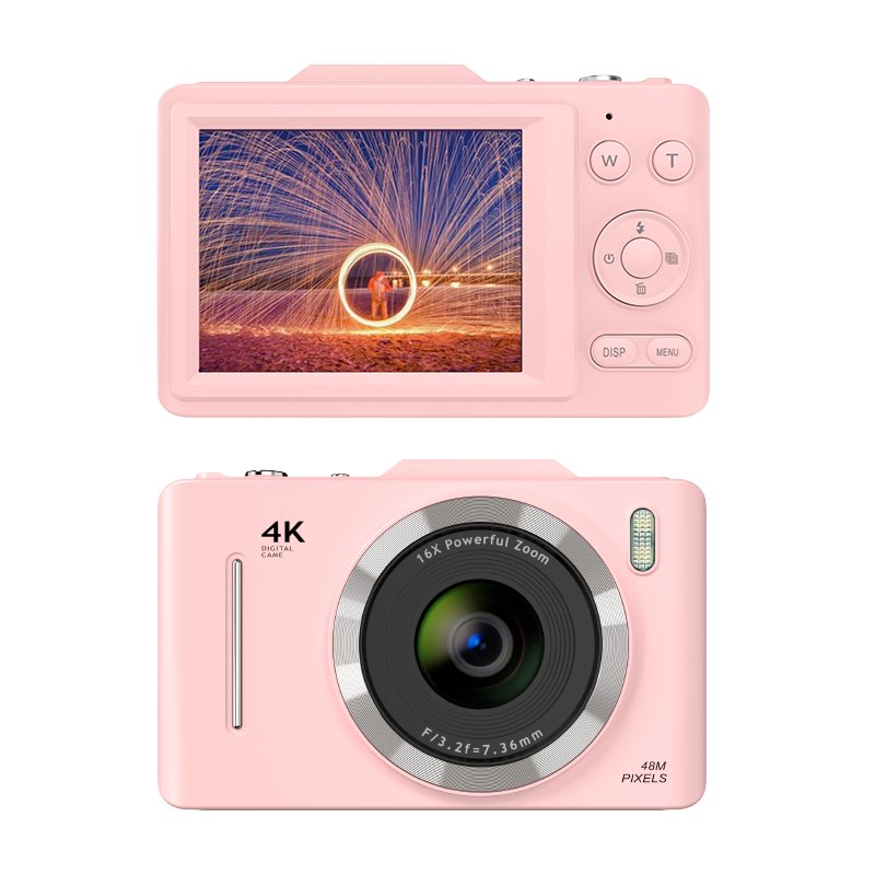 2.8inch IPS Screen Face Detection Vlogging Camera Optical Zoom Telescopic Lens HD Digital Camera 4k Camcorder
