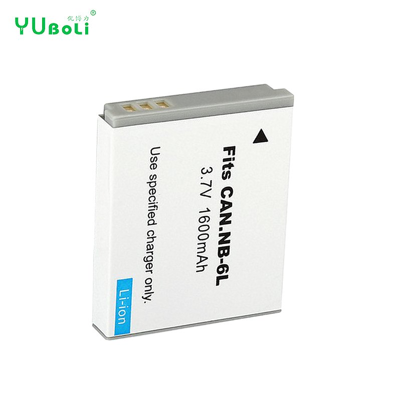YUBOLI 2021 digital Camera Battery NB-6L NB-6LH For Canon PowerShot D10 D20 SX280 SX500
