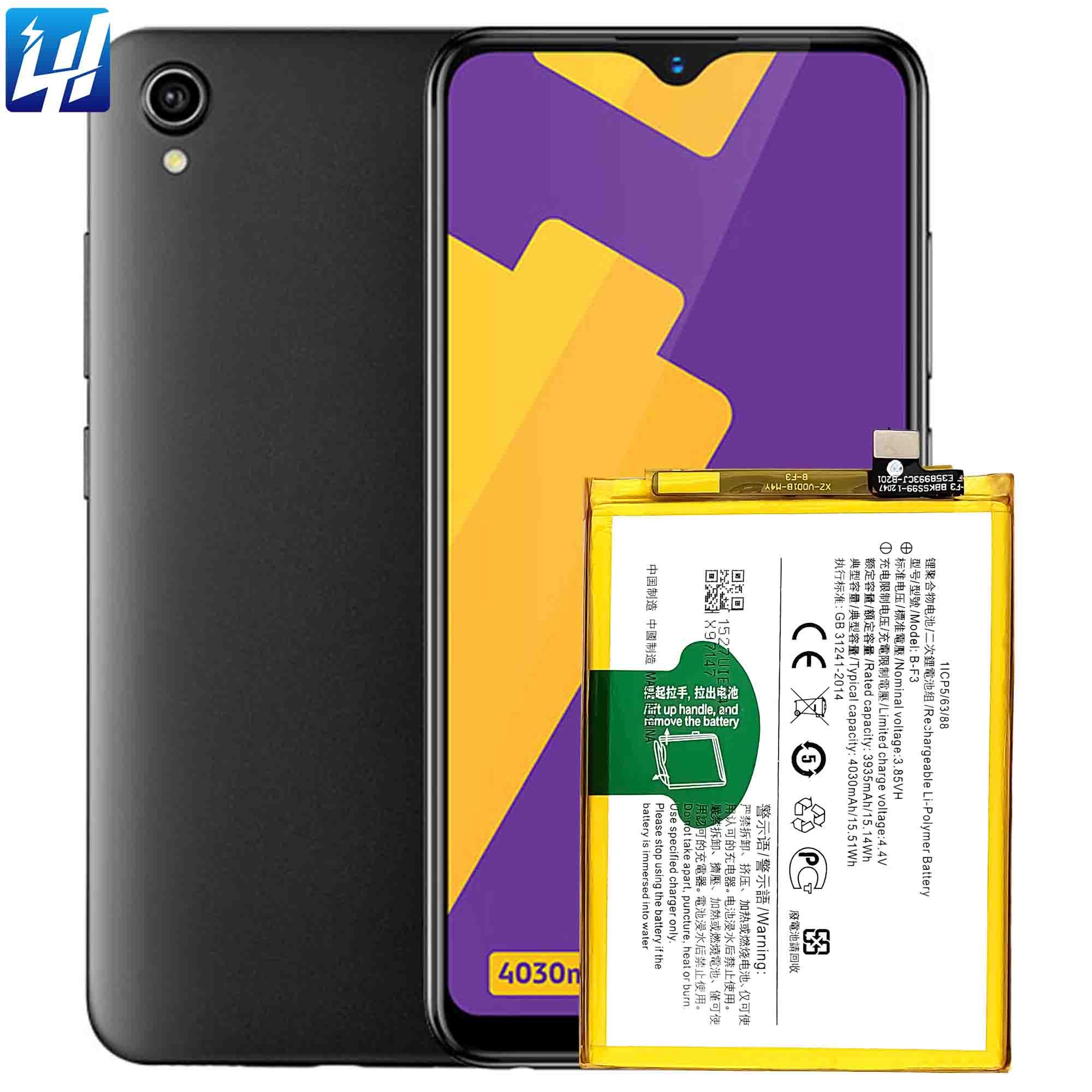 Brand New Original Battery B-F3 4030mAh lithium ion digital batteries for vivo Y91 Y93 Y95 rechargeable battery