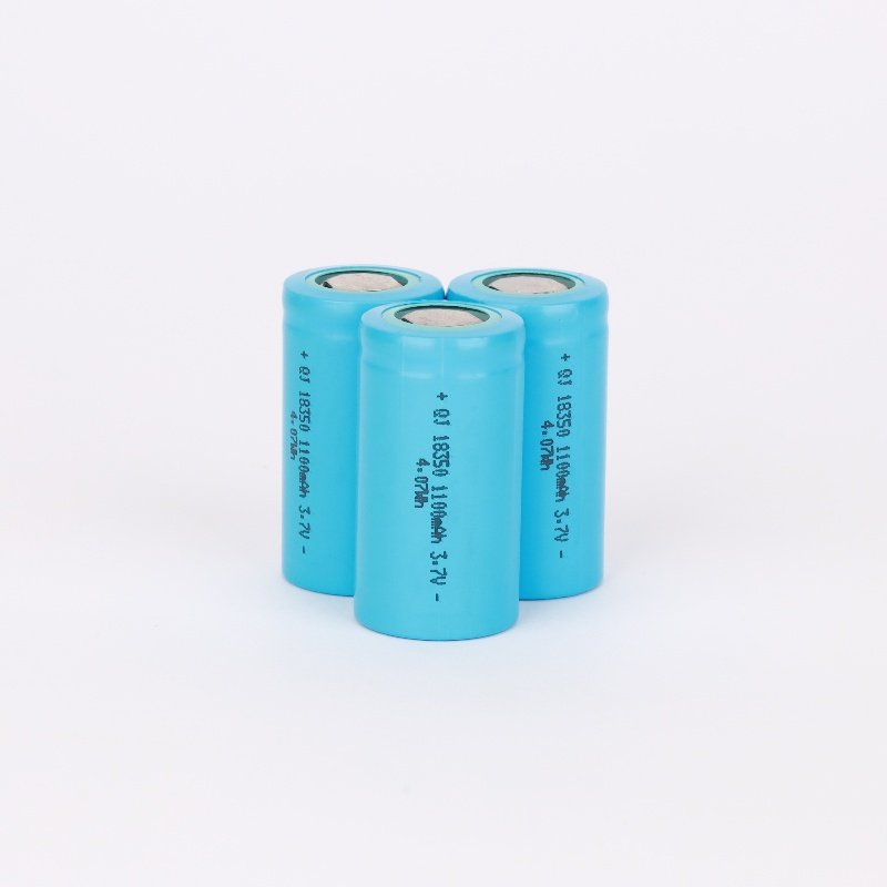 Wholesale 18350 3.7V 1100mAh Recycle Cyclic Charging Rechargeable Cylindrical Digital Lithium Li-Ion Batteries Battery Cells