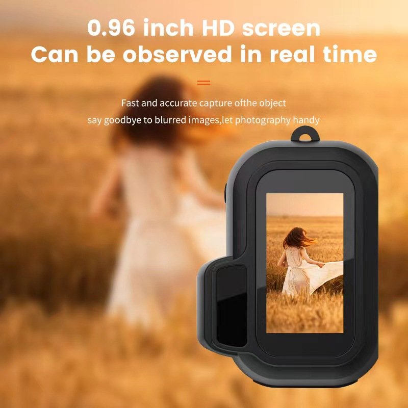 Y3000 Mini Portable 1080P Video Camera Recorder for Students Children Keychain with 8 Filters CMOS Sensor Technology