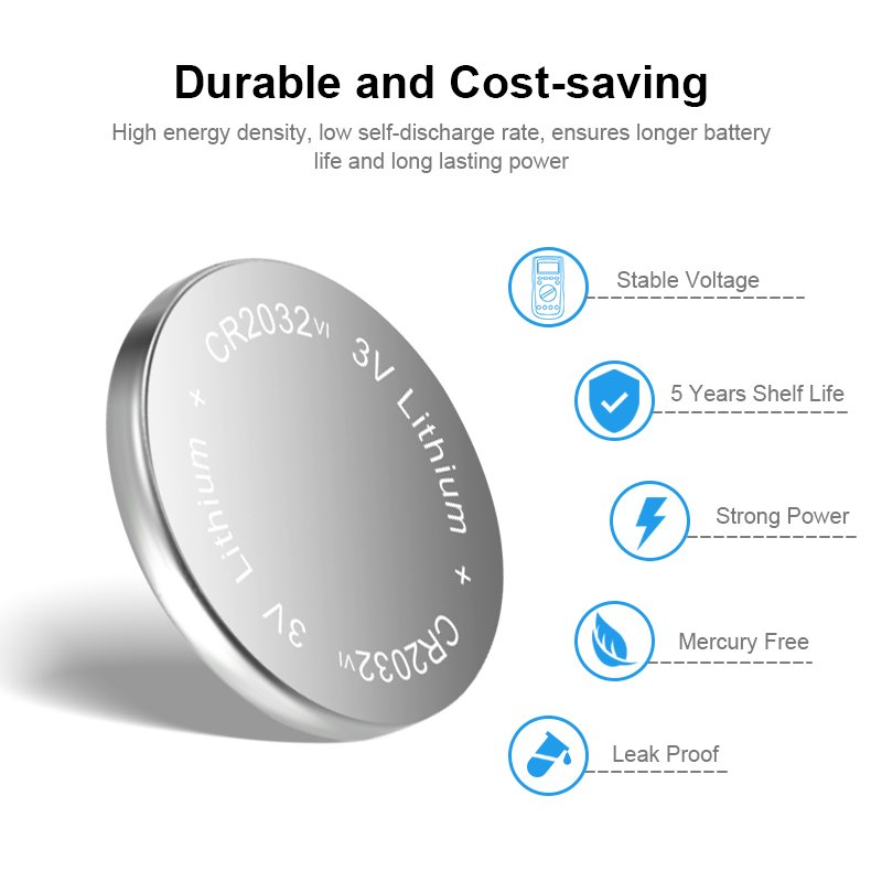 High capacity lithium coin CR2032 CR2450 CR2025 CR 2016 for watch Remote control car button battery