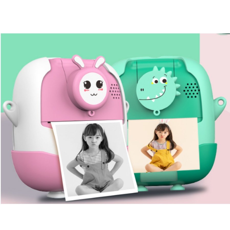 1080p Hd Video Recorder Folding Lens Auto 24mp Kids Best Toys Instant Print Camera With Zero Ink Printing Paper