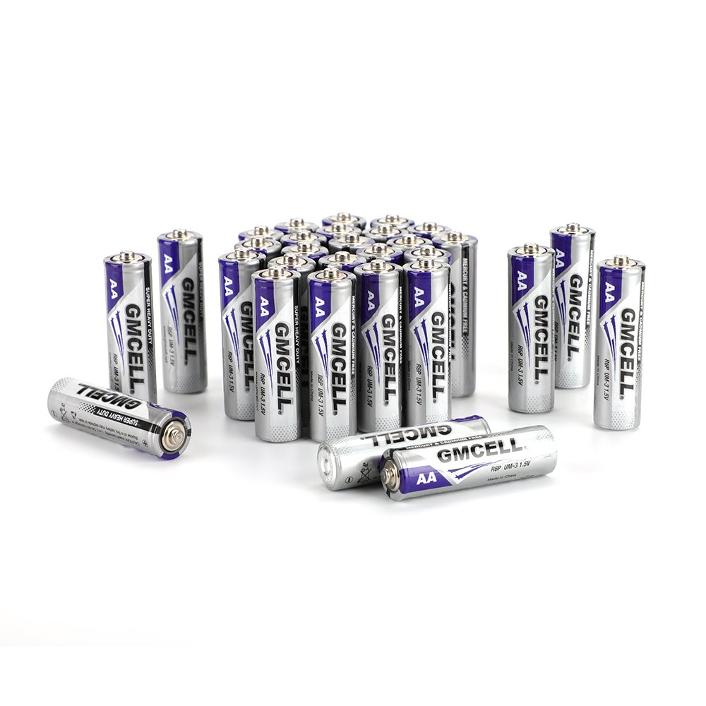 GMCELL High Quality R6 R6P 1.5v Battery Size AA Zinc Carbon Heavy Duty No. 5 Dry Battery For Remote Control