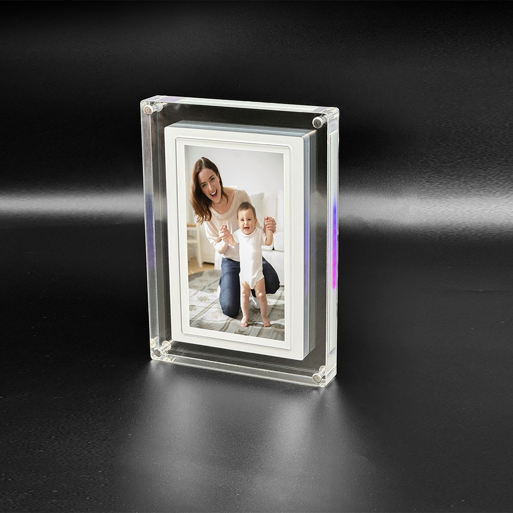 Acrylic 5" 7" Inch built-in memory Digital Photo Frame LCD battery Picture Frame video player loop plaback