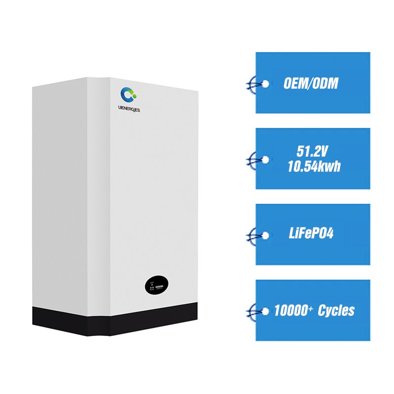 UIENERGIES OEM lithium ion batteries 48v 51.2V 200ah 100ah lifepo4 battery 5kwh 10kwh lifepo4 battery for home storage systems
