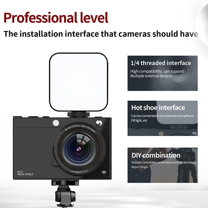 Digital Camera 64MP 28X Optical Zoom 1080P FHD Kids Camera Point and Shoot Camera Vlogging