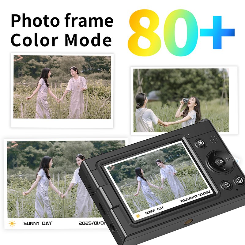 Digital Camera 64MP 28X Optical Zoom 1080P FHD Kids Camera Point and Shoot Camera Vlogging
