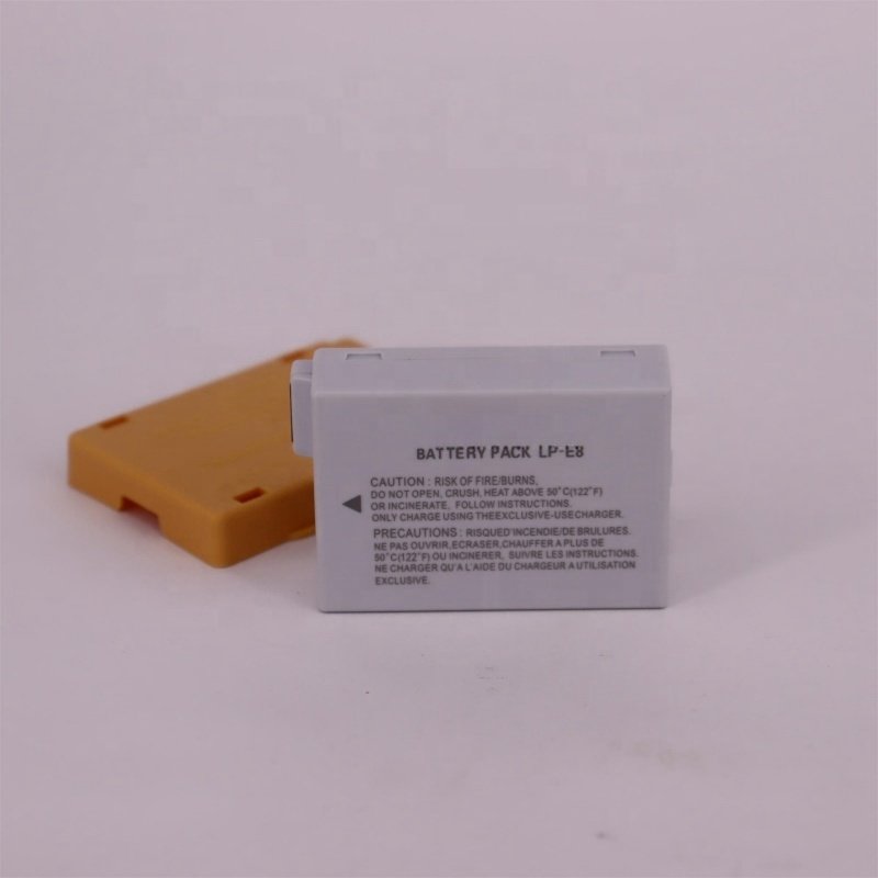 Camera battery LP-E8 lithium battery suitable for digital cameras 550D 600D 650D T2i Kiss X4 etc. LPE8