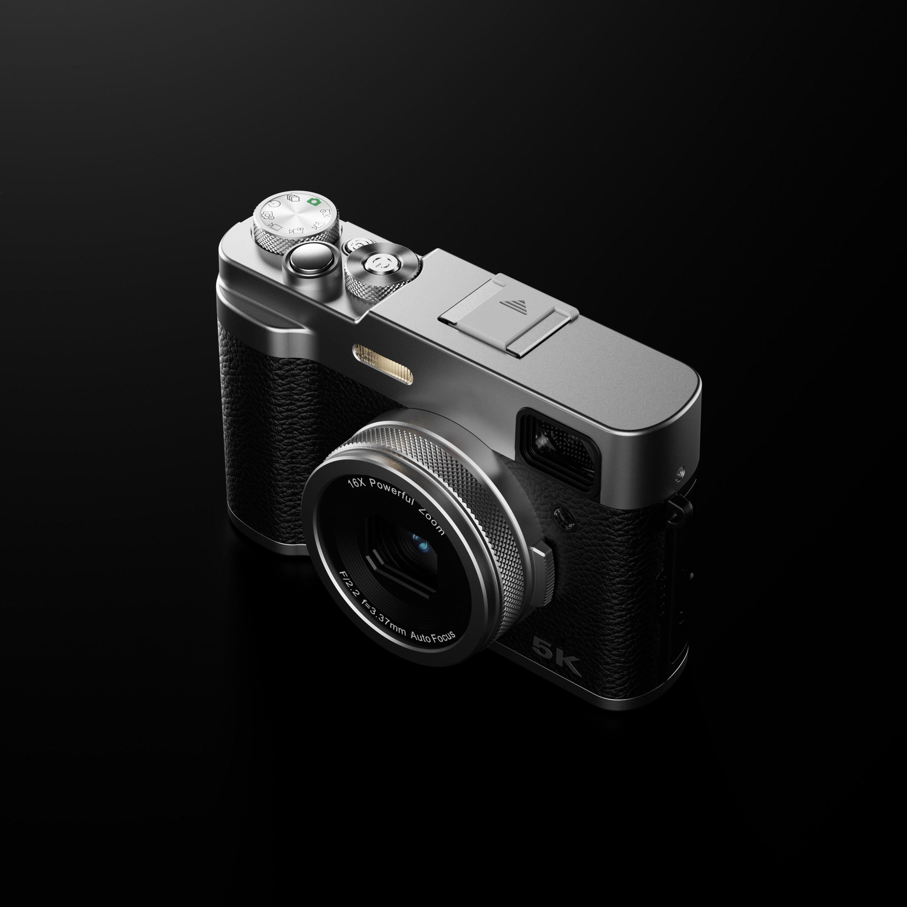 2023 new DSLR digital camera, high-quality 5K 48MP sports DV, supports delayed shooting, equipped with WiFi outdoor camera