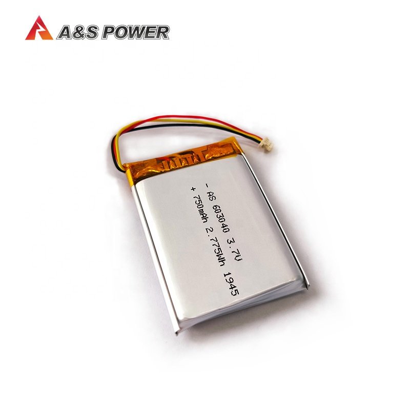 UL2054 KC CB UN38.3 WERCS Rechargeable digital battery 3.7v 603040 750mAh li po battery for Wireless camera