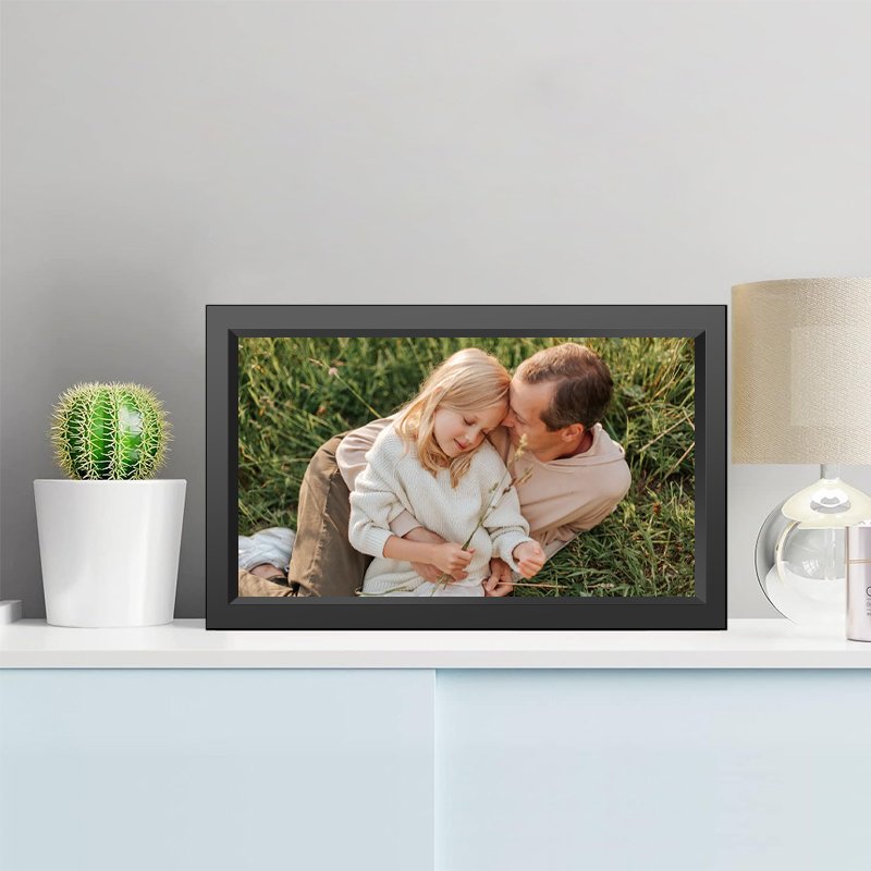 Manufactory Direct Black Video High Definition Wifi Battery Operated 15.6 Inch Picture Digit Photo Frame