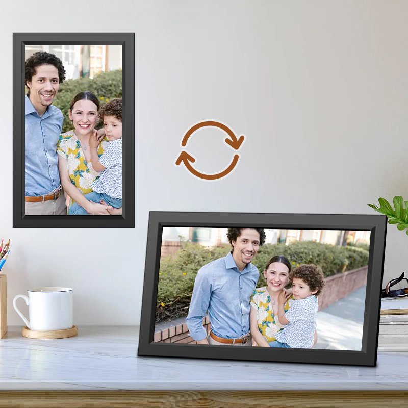 Manufactory Direct Black Video High Definition Wifi Battery Operated 15.6 Inch Picture Digit Photo Frame