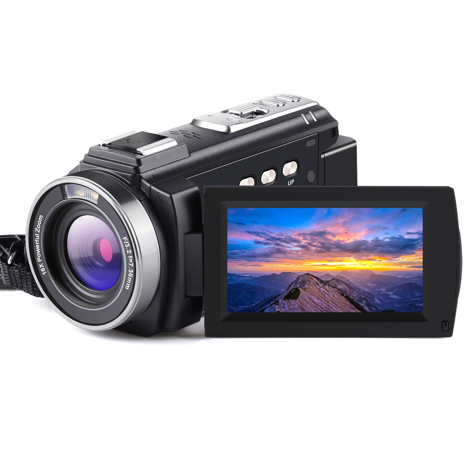 Outdoor Street 4K HD Wifi 48MP Digital Video Camera LCD Video Camera with Wide Angle Lens and WIFI Function Smart 3.0 Inches