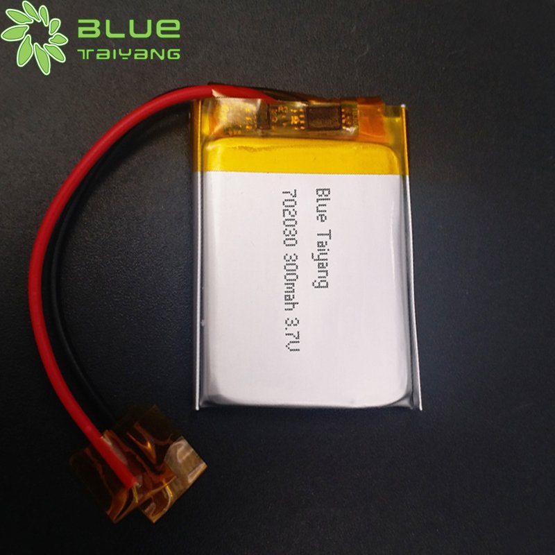 Rechargeable lipo battery li-polymer battery 3.7v with 300mah 702030 3.7v 300mah smart watch