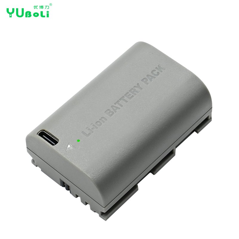 2000mAh Type-C Charging LP-E6 Lithium-ion Battery For Canon Camera EOS 5D 6D 7D 60D 70D 80D 90D