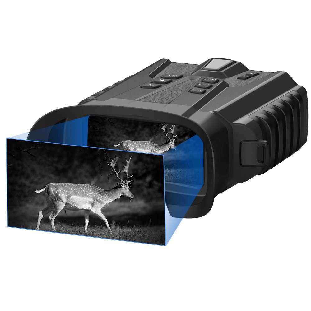 DT49 Full Color Night Vision Goggles 2.5K UHD 8X Digital Zoom 3' Screen 300m view in dark night vision binoculars hunting scope