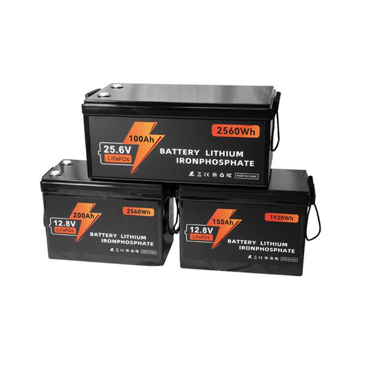 Rechargeable Lead Acid Batteries Li-ion Au Lithium Batterie Solarie 24V 200Ah 100Ah Lifepo4 Battery Packs For RV Boat