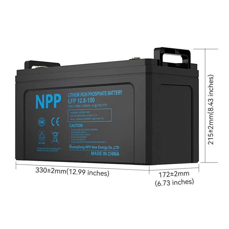 Replace 12 Volt Lead Acid Battery 12.8V Lithium Ion Camping Car Electric Vehicle Deep Cycle 100ah Prismatic Cell BMS Protection
