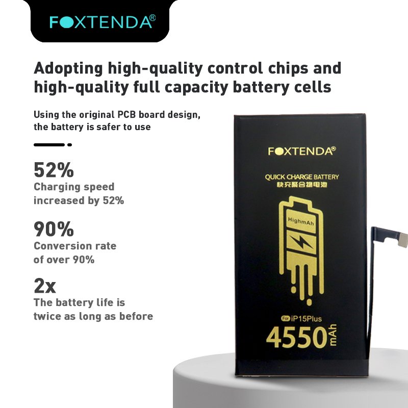 Cell Phone Replacement Mobile Battery For iPhone 15 Plus Brand Battery 4550mAh