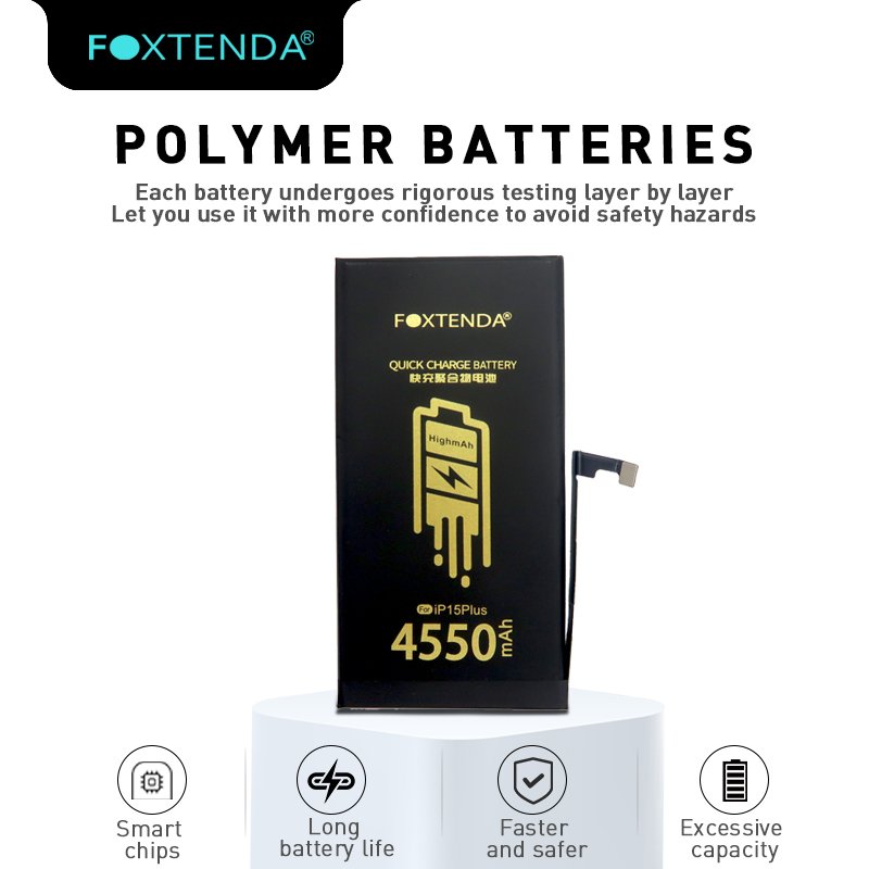 Cell Phone Replacement Mobile Battery For iPhone 15 Plus Brand Battery 4550mAh