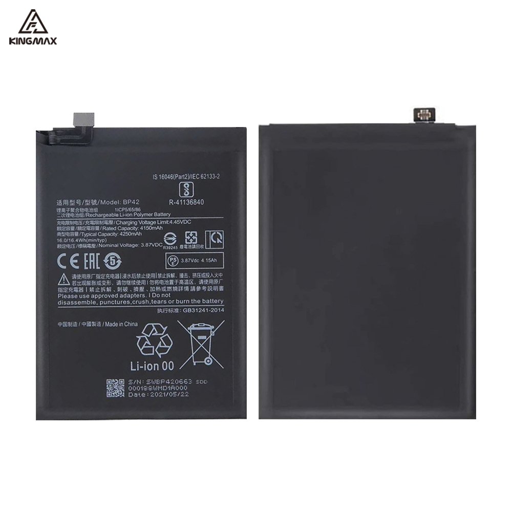 For Xiaomi Phones Spare and Battery for Xiaomi MI 11 Lite 5G Batteries Cell Phone BP42 Xiaomi 11 lite Battery 4250mAh Capacity