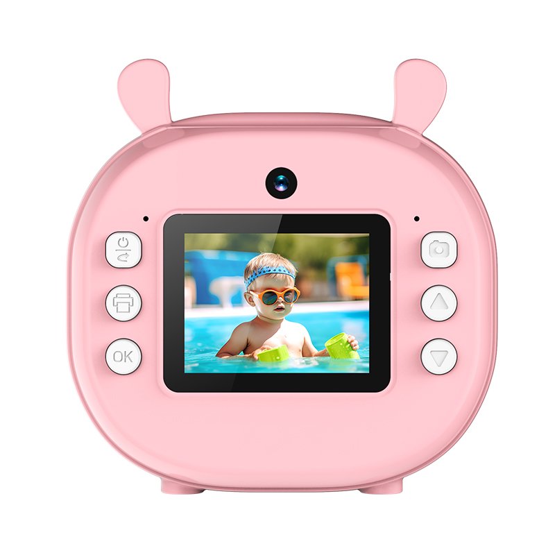 Latest Children's Printing Camera 2.0-inch High Definition Screen Instant Printing Camera 1300mAh Battery gimble
