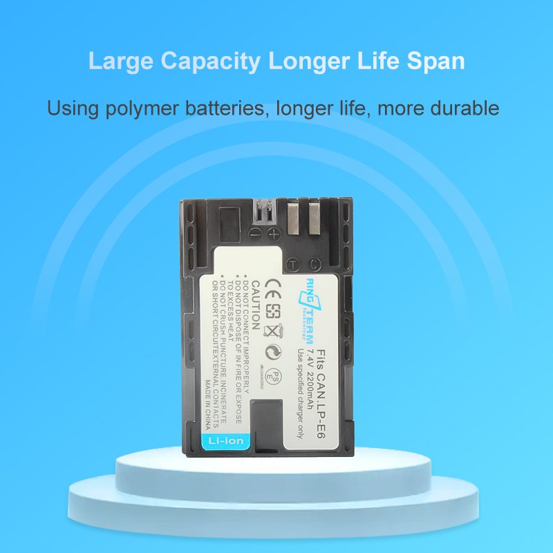LP-E6 LP E6 Battery for Canon 70D 5D Mark II 80D 7D Mark II 60D 6D 7D BG-E14 BG-E13 BG-E11 BG-E9 BG-E7 BG-E6 Camera