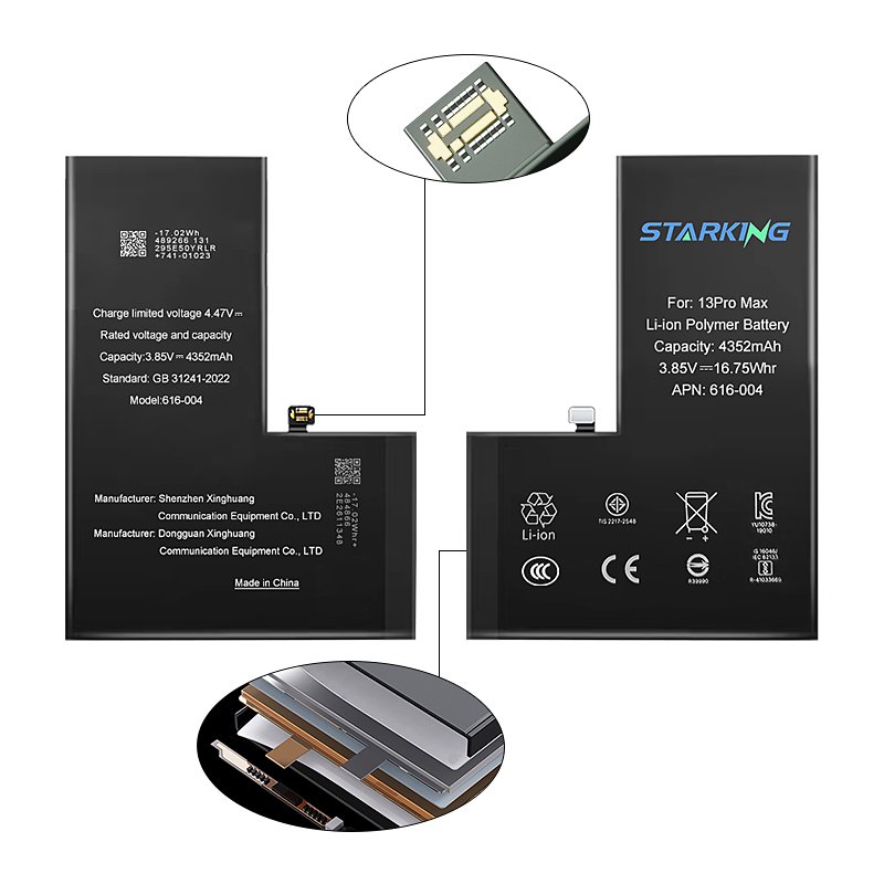 High Capacity Replacement Digital Phones Battery for iPhone X XS XR 11 12 13 14 15 13 Pro Max