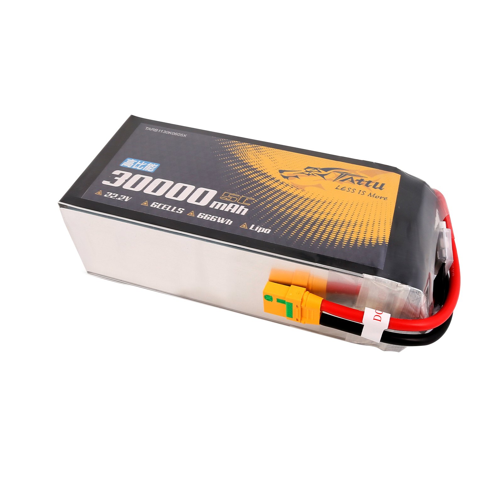TATTU STONE SOLID STATE LI-ION BATTERY 30000mAh 22.2V 6S for Multirotor FPV Drone Hexacopter VTOL