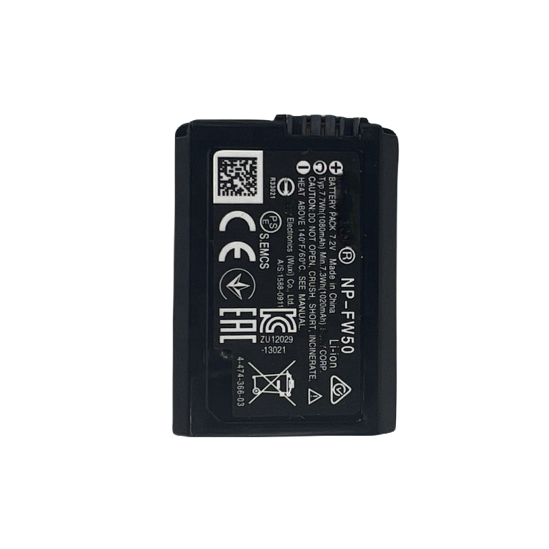 Rechargeable Camera Battery NP-FW50 Battery Cameras Li-ion Blackmagic Camera 6k Battery Pack Blackview fw50 Youch Screen Price