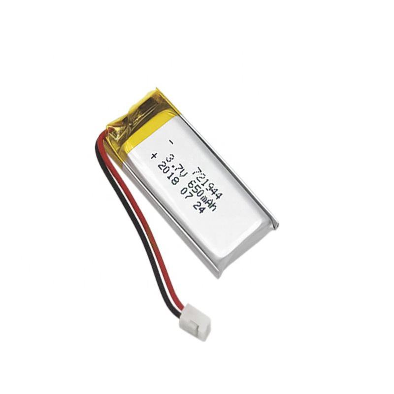 Kc Certification High Quality 721944 Rechargeable 3.7V 650Mah Lithium Polymer Battery For Home Digital Products
