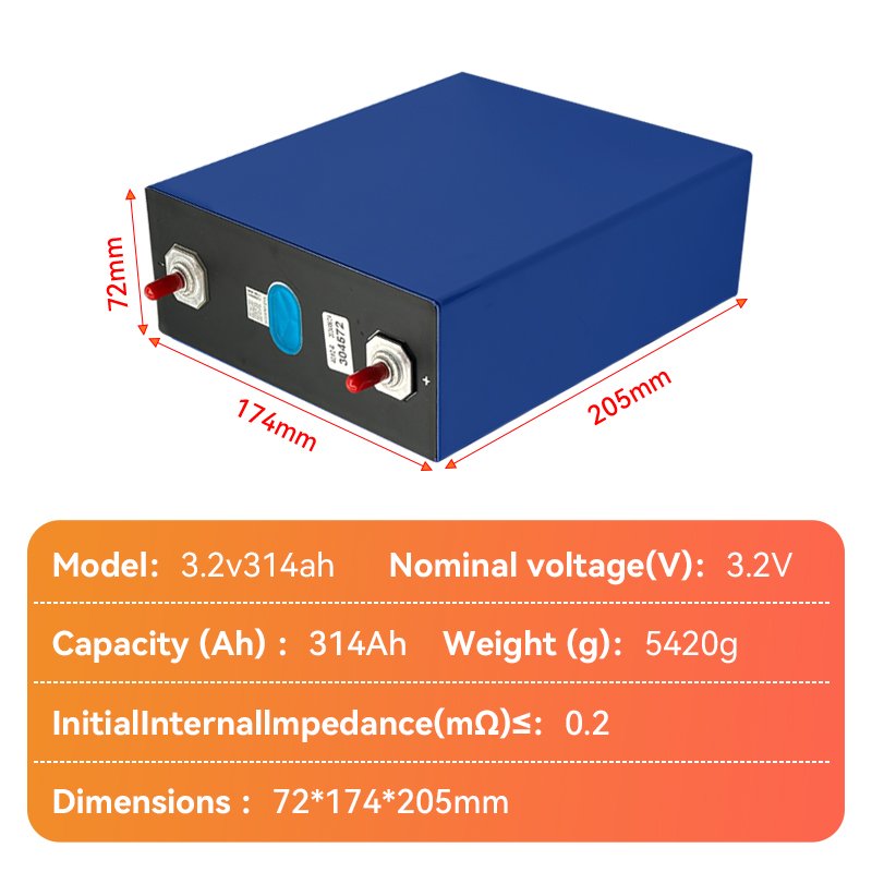 EU stock grade A 8000 cycles 314ah lifepo4 280ah solar battery lithium 3.2v 280ah lifepo4 battery cell lithium ion batteries