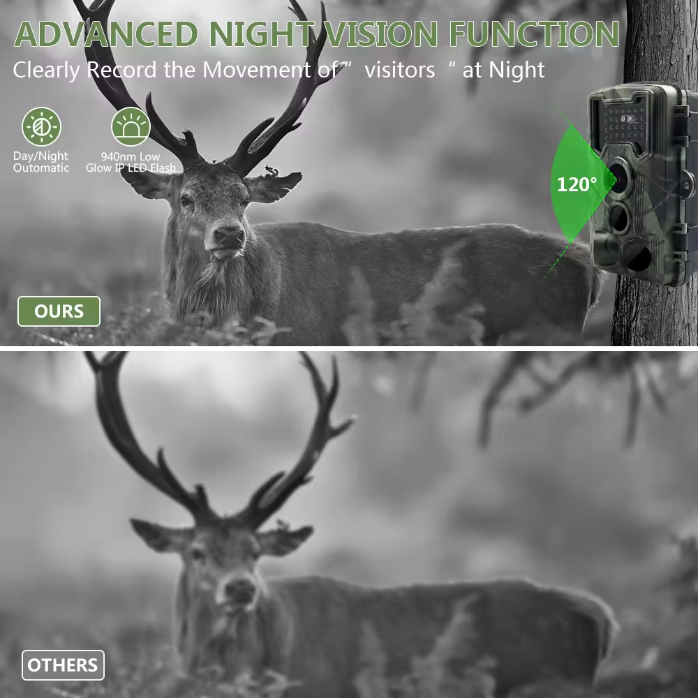 IP66 infrared thermo mini game digital video solar wifi imagining monocular night vision thermal 4g live trail hunting camera
