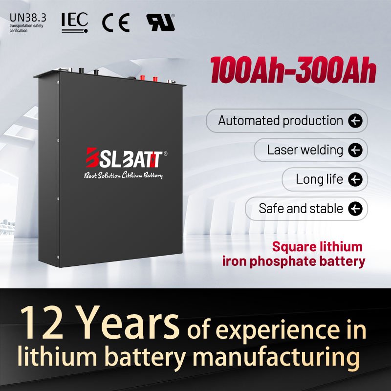 BSLBATT rechargeable battery pack lithium solar battery 48v 100ah for home appliances