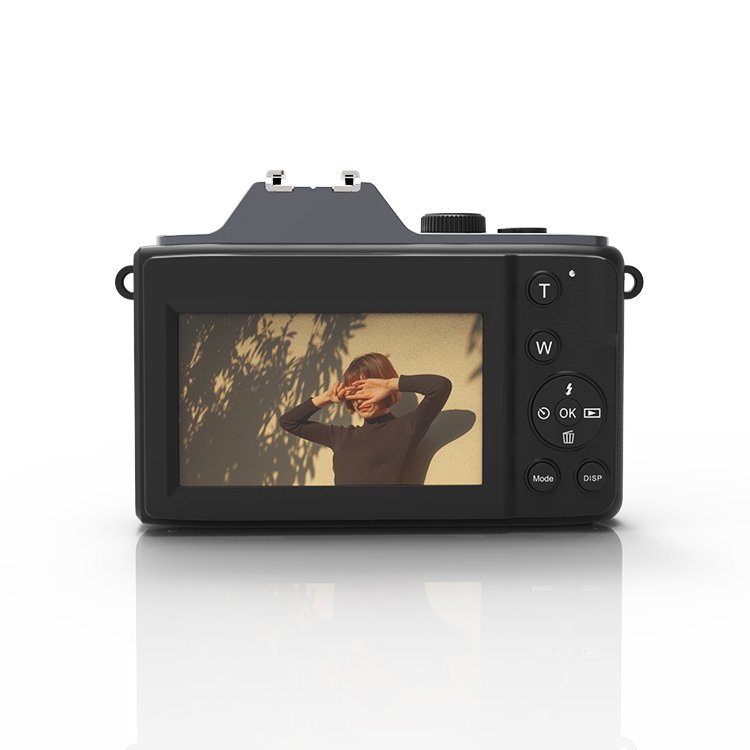Product manufacturer outdoor anti-shake vintage black photo 6x optical zoom 2.7k video camera for photography