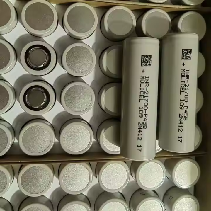100% Original P45B MOLICEL 4500mAh 45A INR21700-P45B Rechargeable 21700 Li Ion Battery Cell With High Capacity
