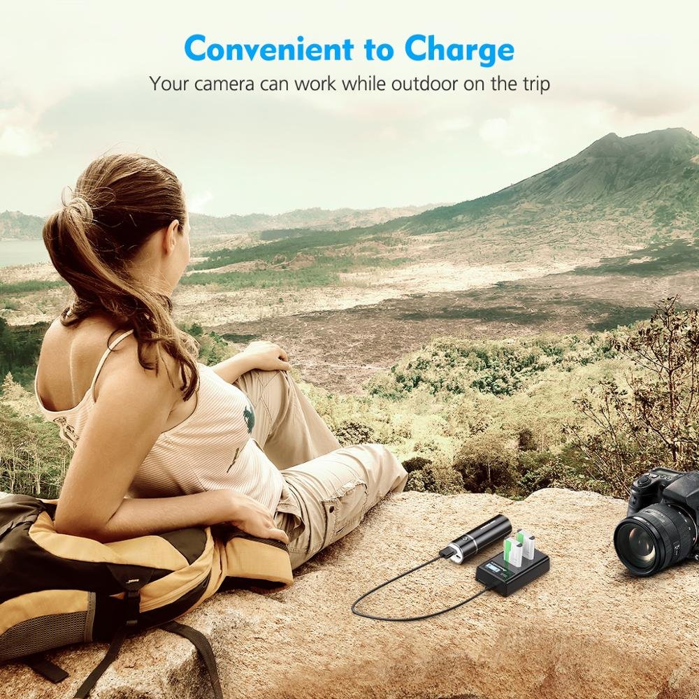 Powerextra Replacement Battery Np-Bx1 Npbx1 1600mAh 3.7V Digital Camera Lithium Ion Battery Rechargeable Set