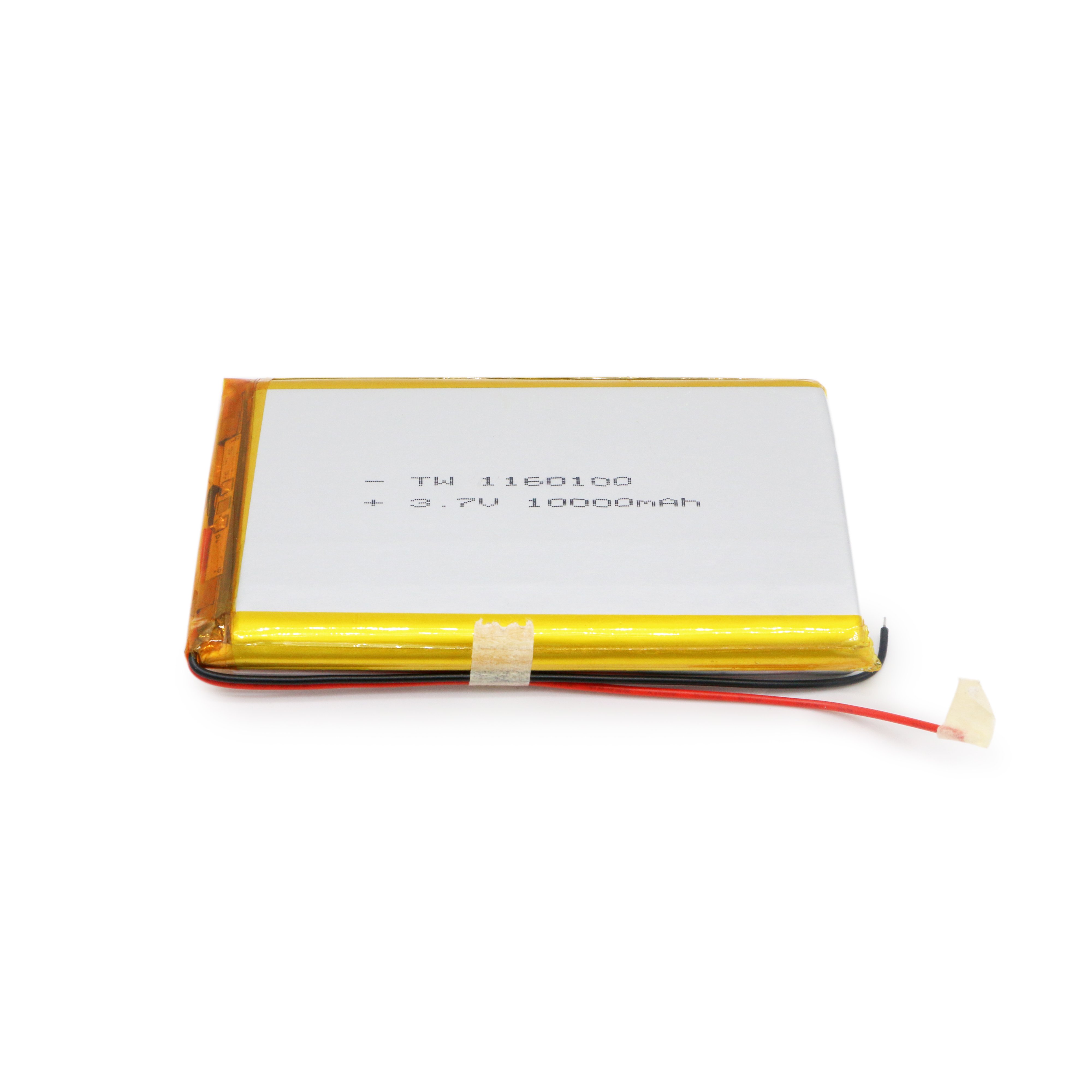 Wholesale factory price high quality 1160100 3.7V 10000mAh rechargeable lipo battery cell for power bank