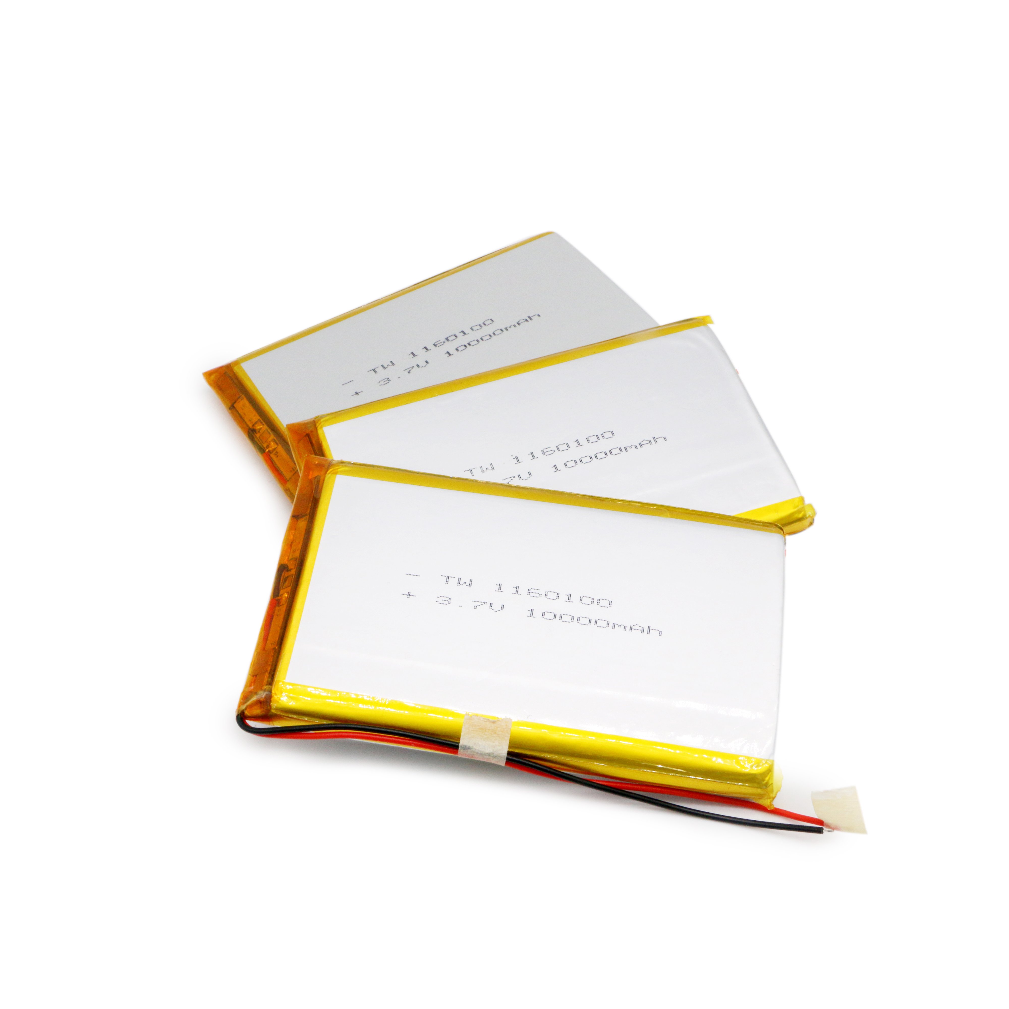 Wholesale factory price high quality 1160100 3.7V 10000mAh rechargeable lipo battery cell for power bank
