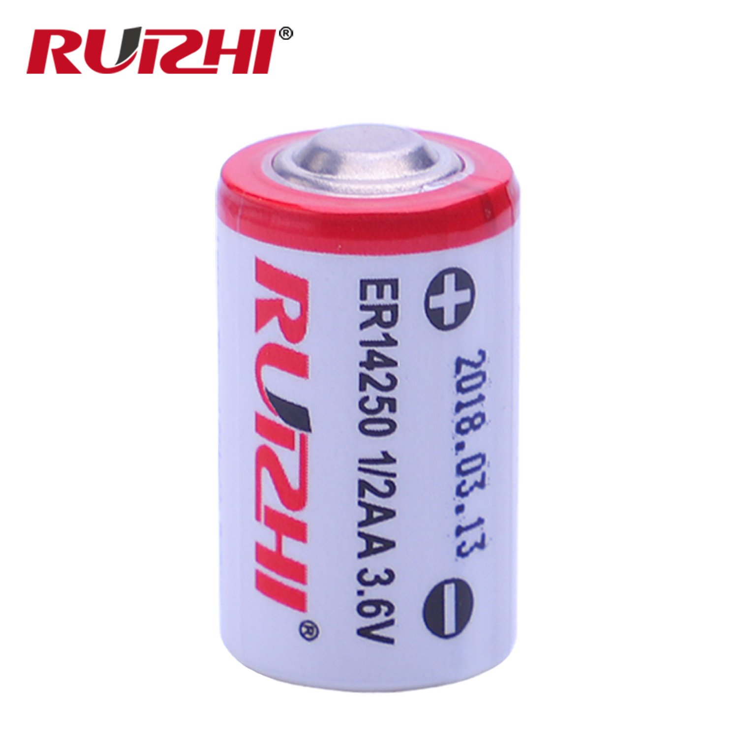 Ruizhi ER14250 battery replace Xeno 3.6V 1/2AA SB-AA02 Lithium Battery for VDO Digital Tachograph DTCO 13 PN LS14250-VDO