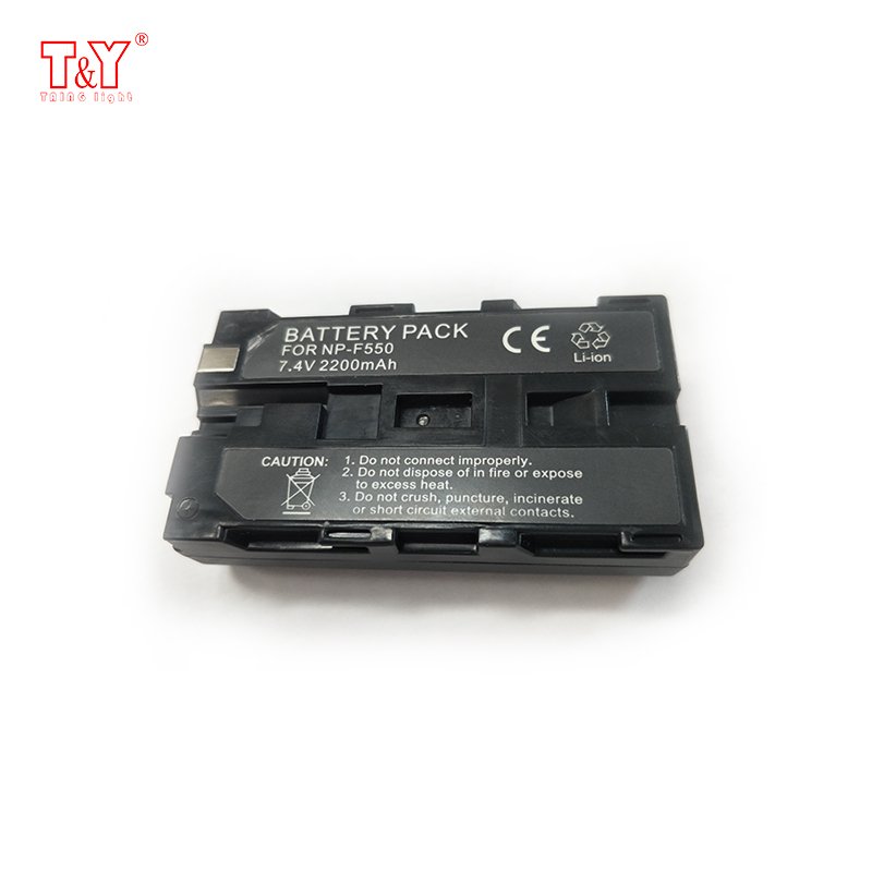 Rechargeable NP-F550 digital battery for sony camera/ LED light